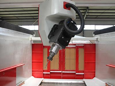 Fresadora de pórtico CNC de 4 ejes